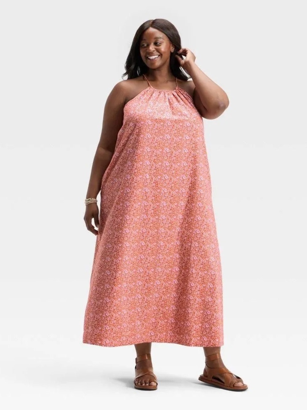 Universal Thread Women's High-Neck Maxi Sundress